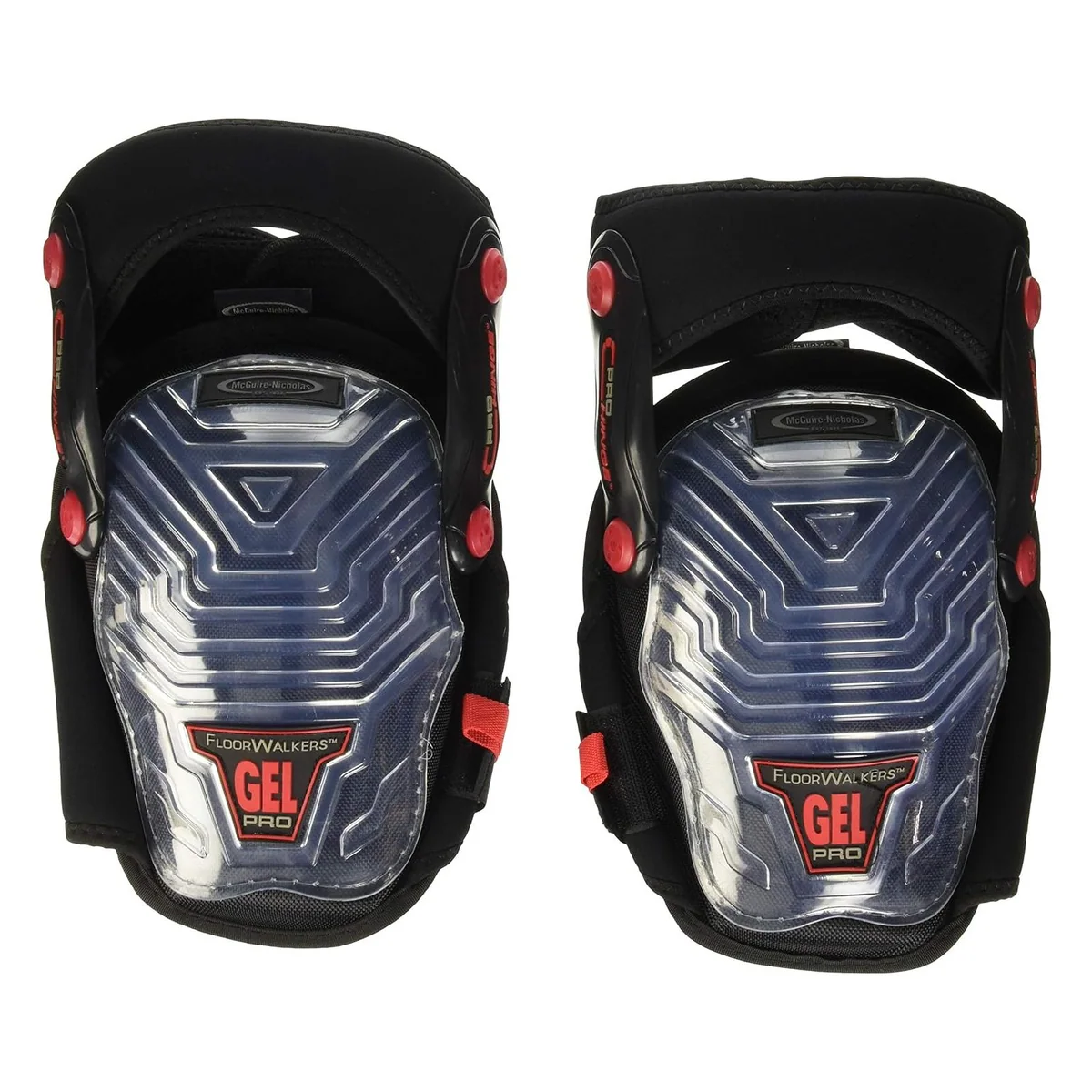 McGuire-Nicholas Pro Hinge Floor Walker Gel Gripper Knee Pads